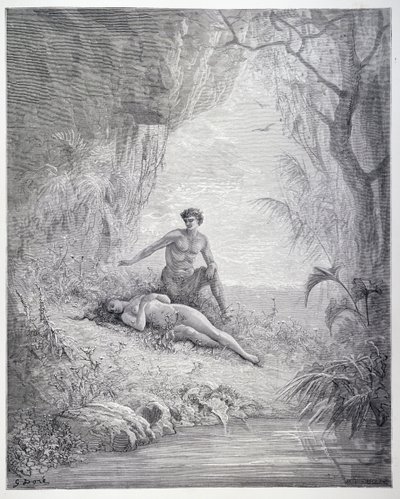 Adam und Eva, aus Buch V von 